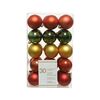 Bombki plastikowe 6 cm 30 szt. multikolor