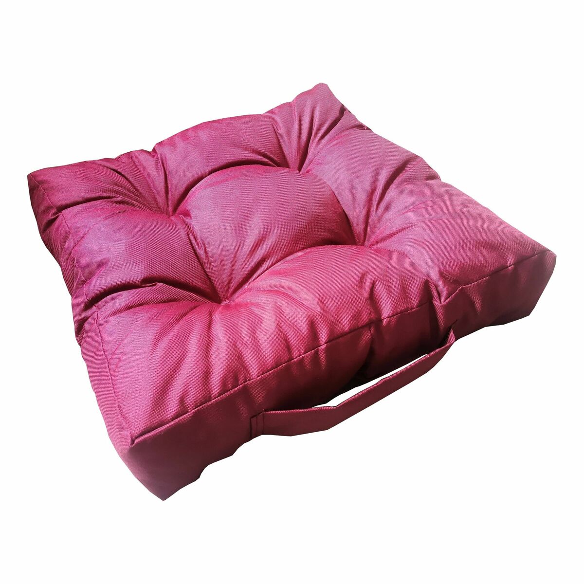 Poduszka materacowa 40x40x6cm różowa Vog