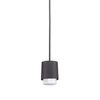 Lampa ogrodowa wisząca SORANO IP54 czarna aluminium LED ITALUX