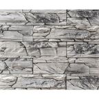 Kamień dekoracyjny betonowy Lemnos biało-szary 35 x 10 cm 0.46 m2 Steinblau