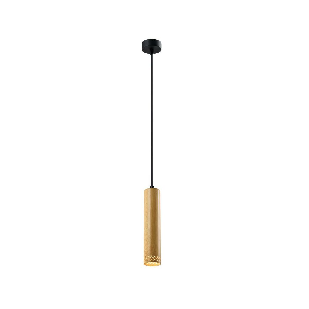 Lampa wisząca Tubo brązowa 25 cm GU10 Candellux