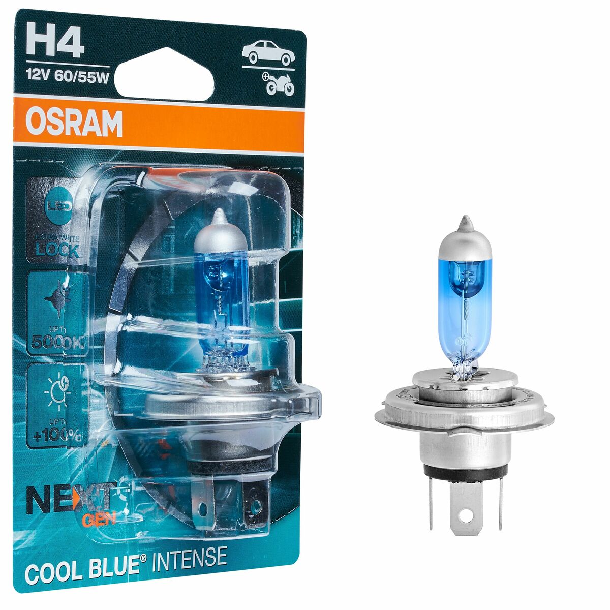 Żarówka samochodowa Cool Blue Intense H4 12 V 60/55W Osram