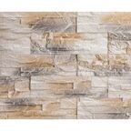 Kamień dekoracyjny gipsowy Perote kremowy 35 x 10 cm 0.35m2 Steinblau