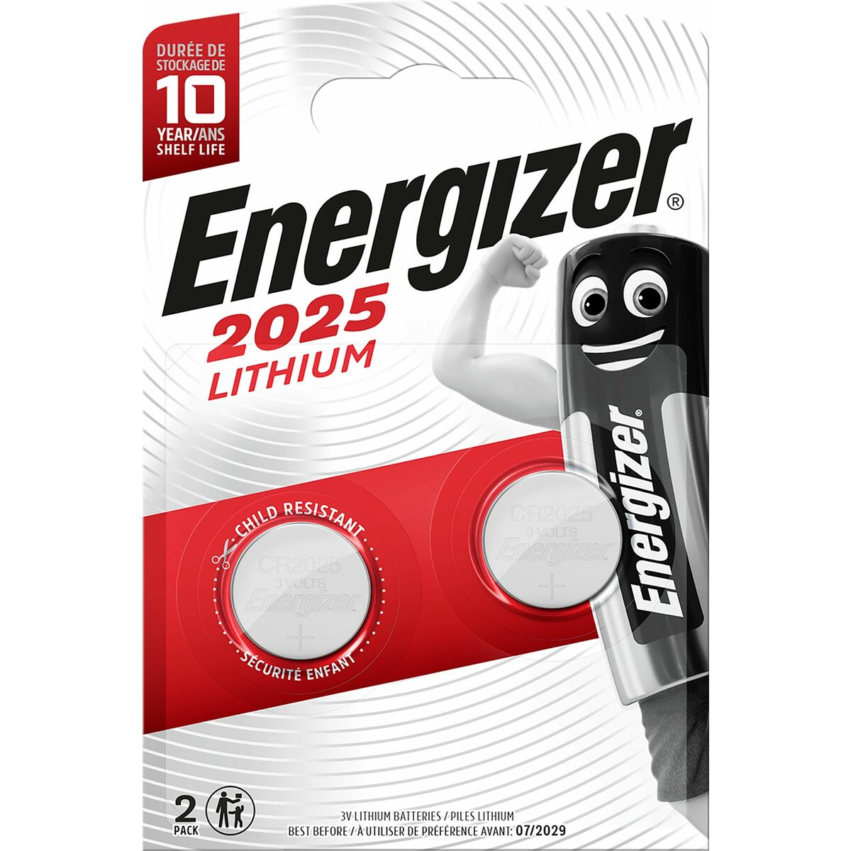 Bateria litowa CR2025 2 szt. ENERGIZER