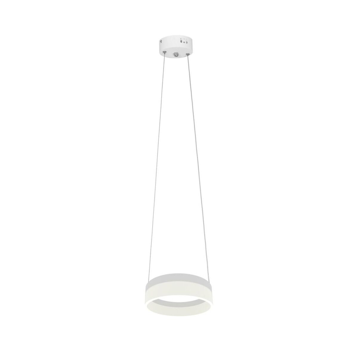 Lampa wisząca Ring biała LED Milagro