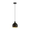 Lampa wisząca Roccaforte czarno-złota E14 Eglo