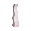 Wazon ceramiczny ZYGZAK wys. 30 cm różowy