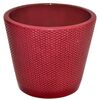 Osłonka na doniczkę 15 cm ceramiczna rubin STOŻEK