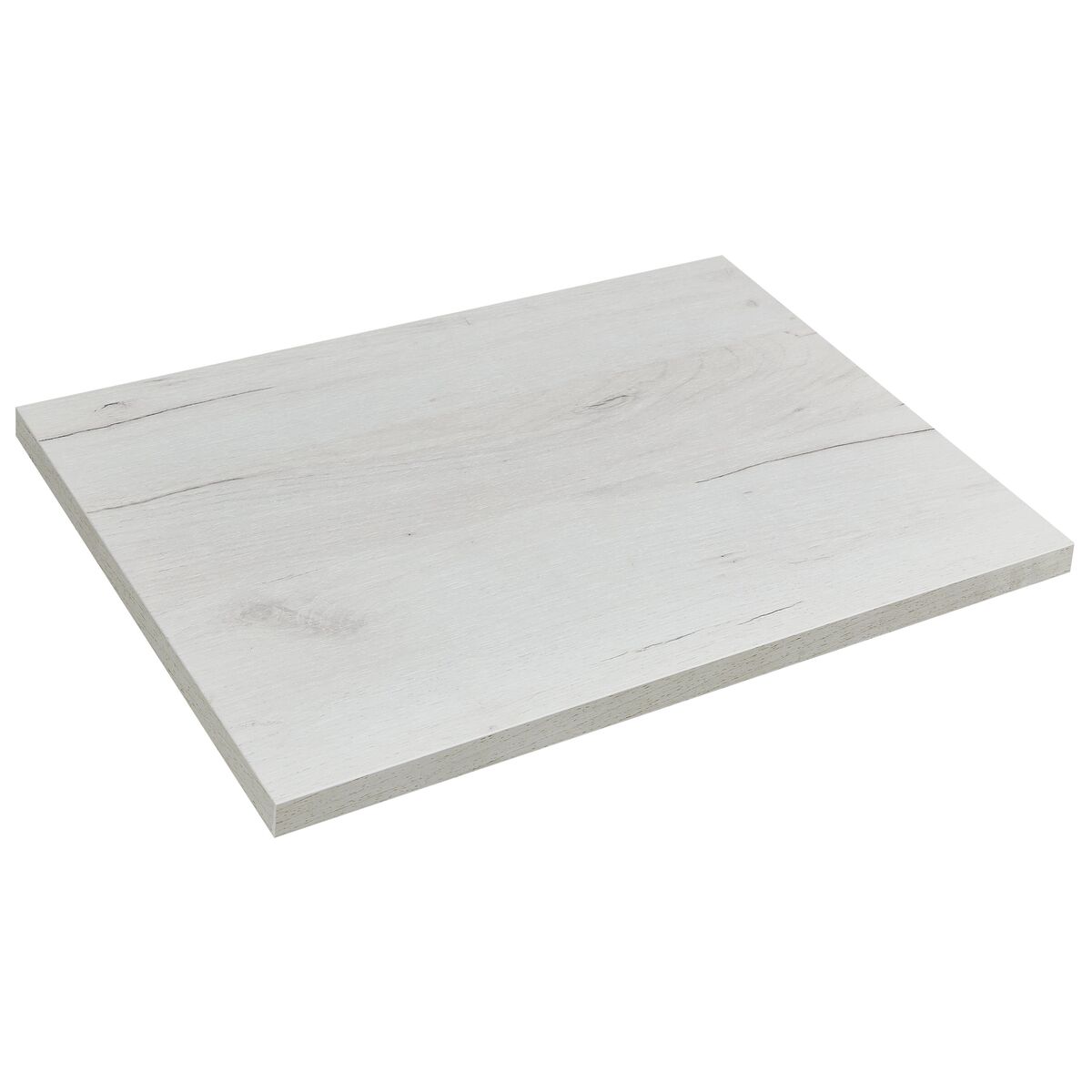 Półka ścienna meblowa Dąb Craft Biały 1.8x30x60 cm Floorpol
