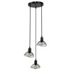 Lampa wisząca AJE-HOLLY 7 Black ACTION