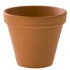 Doniczka gliniana 24 cm brązowa PROSTA