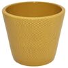 Osłonka na doniczkę 19.2 cm ceramiczna curry STOŻEK