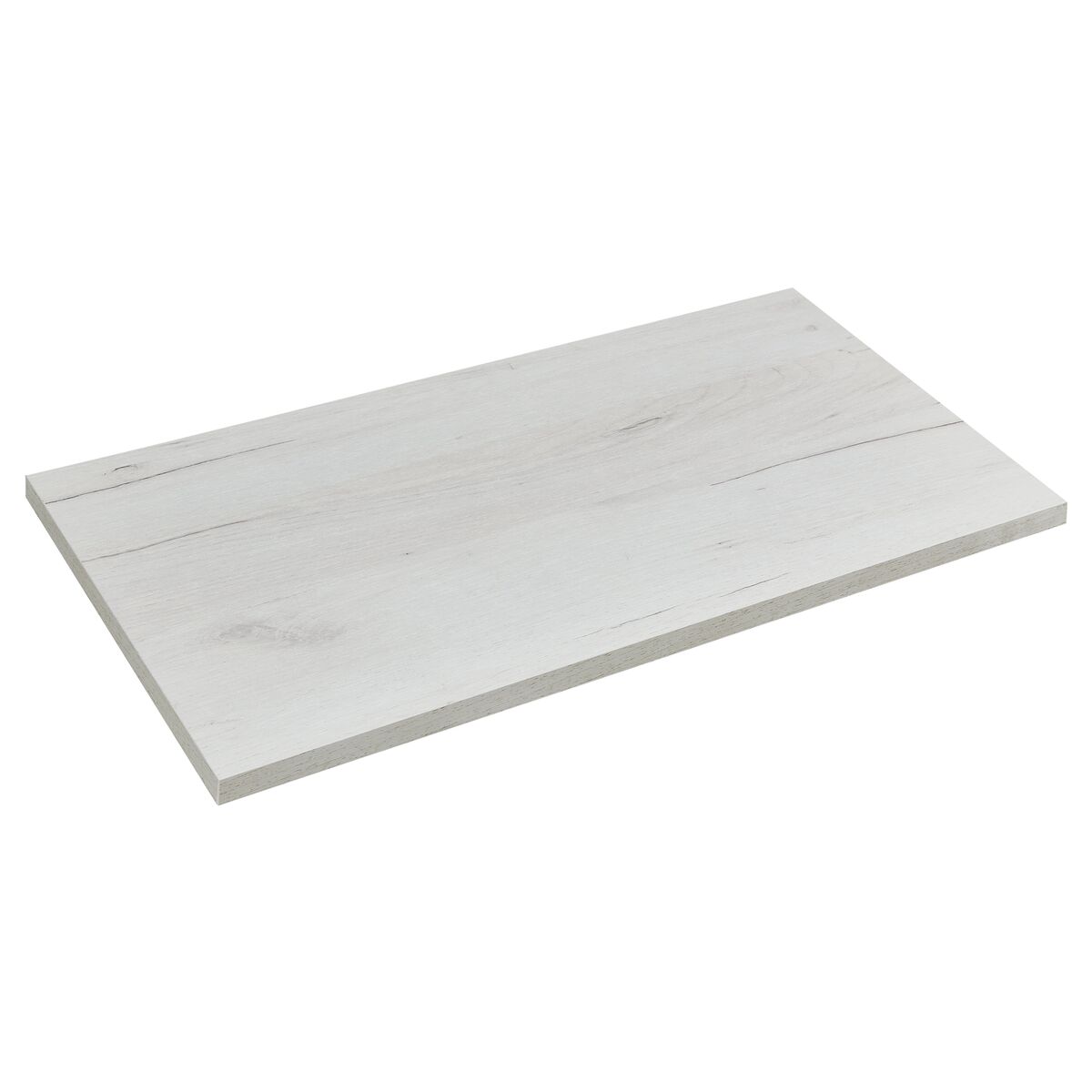 Półka ścienna meblowa Dąb Craft Biały 1.8x30x80 cm Floorpol