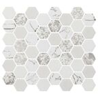 Mozaika White Stone 32.4 x 28 Alttoglass