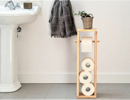 Stojak na papier toaletowy – DIY