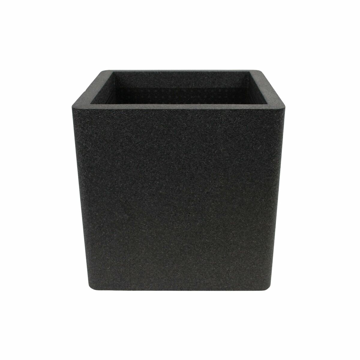 Donica plastikowa IQ Cube 32x32 cm czarna Cermax