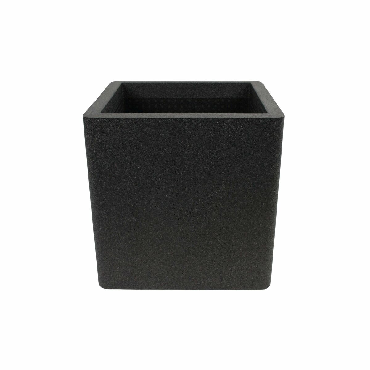 Donica plastikowa IQ Cube 25x25 cm czarna Cermax