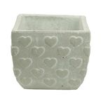 Osłonka ceramiczna 18 x 18 cm szara 985290 KAEMINGK