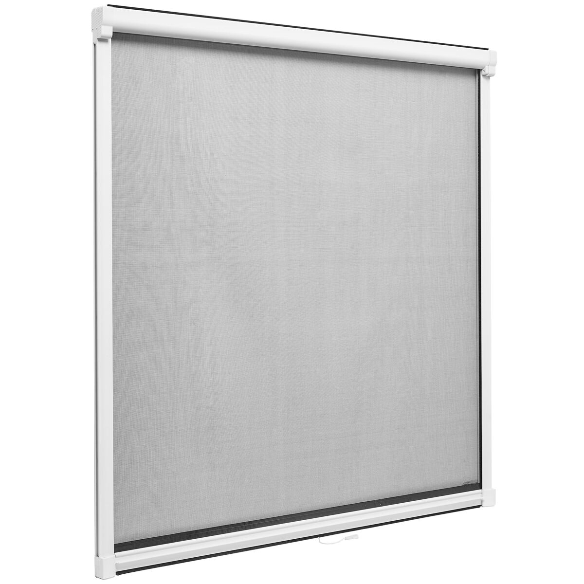 Moskitiera na okno 160x160 Biało/Czarna z możliwością przesuwania w pionie Artens