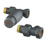Zestaw termostatyczny PROSTY 1/2" GRAFIT LUXRAD