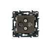 Gniazdo RTV/2xSAT STRUCTURA magnez LEGRAND