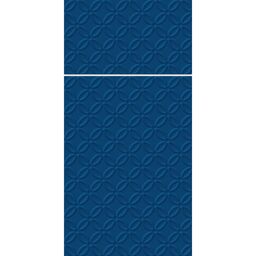 Serwetki z kieszonką Modern niebieska 40 x 40 cm 16 szt.