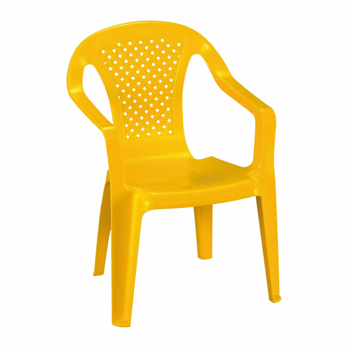Krzesło ogrodowe dziecięce żółte Vog