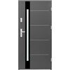Drzwi wejściowe ASTI Antracyt 90 Prawe EVOLUTION