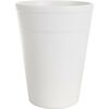 Osłonka do storczyka 13 cm ceramiczna biała matowa