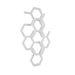 Grzejnik łazienkowy HEX 821/486 ZX SOFT9016 biały TERMA