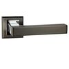 Klamka drzwiowa na rozecie MISTRAL BLACK Chrom SCHAFFNER