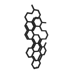 Grzejnik łazienkowy HEX 1220/486 ZX SOFT9005 czarny TERMA