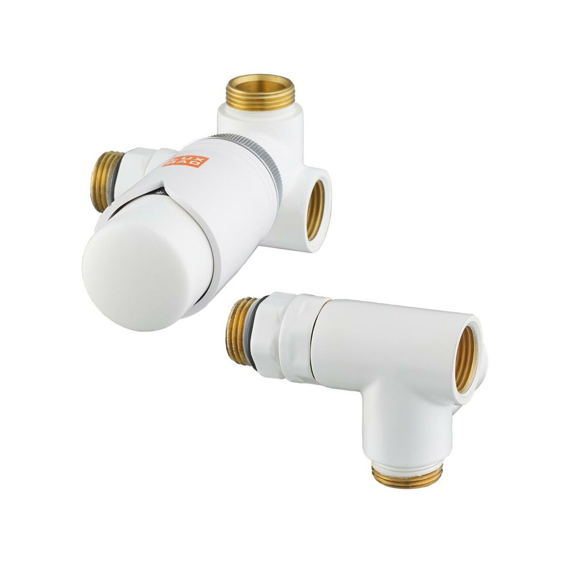 Zestaw termostatyczny LEWY Z TRÓJNIKIEM 1/2" x M22 LUXRAD