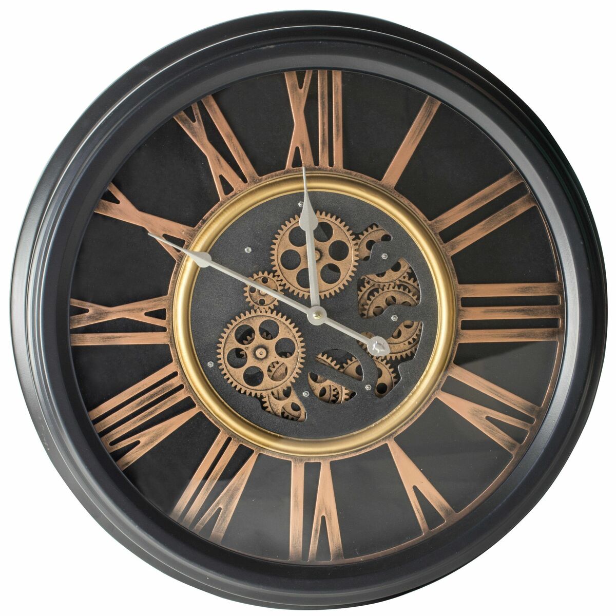 Zegar ścienny z mechanizmem śr. 60 cm drewniany