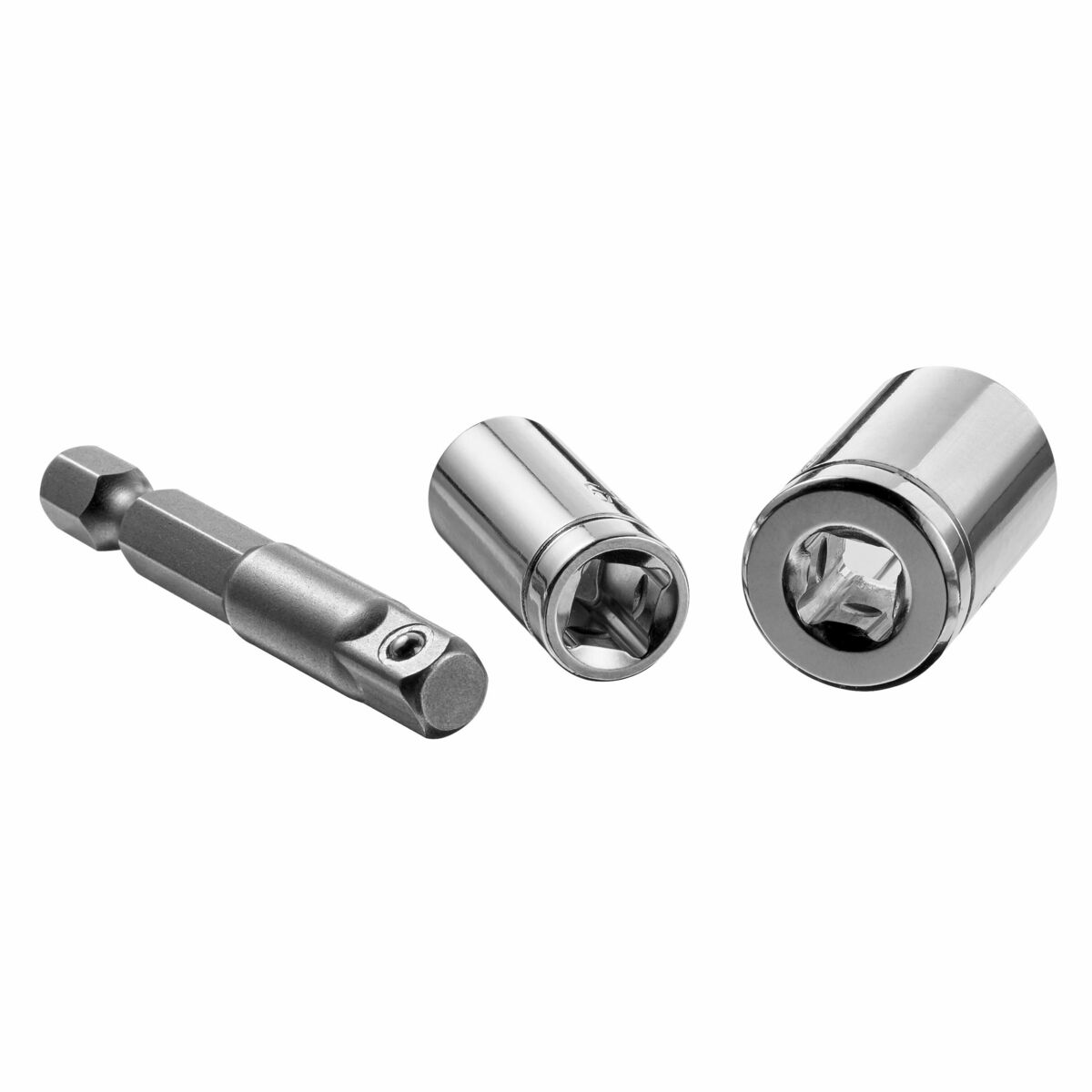 Zestaw adapterów 1/4" 3/8" 1/2" x 50 mm DEXTER