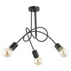 Lampa wisząca TANGO czarna 3 x E27 ALFA