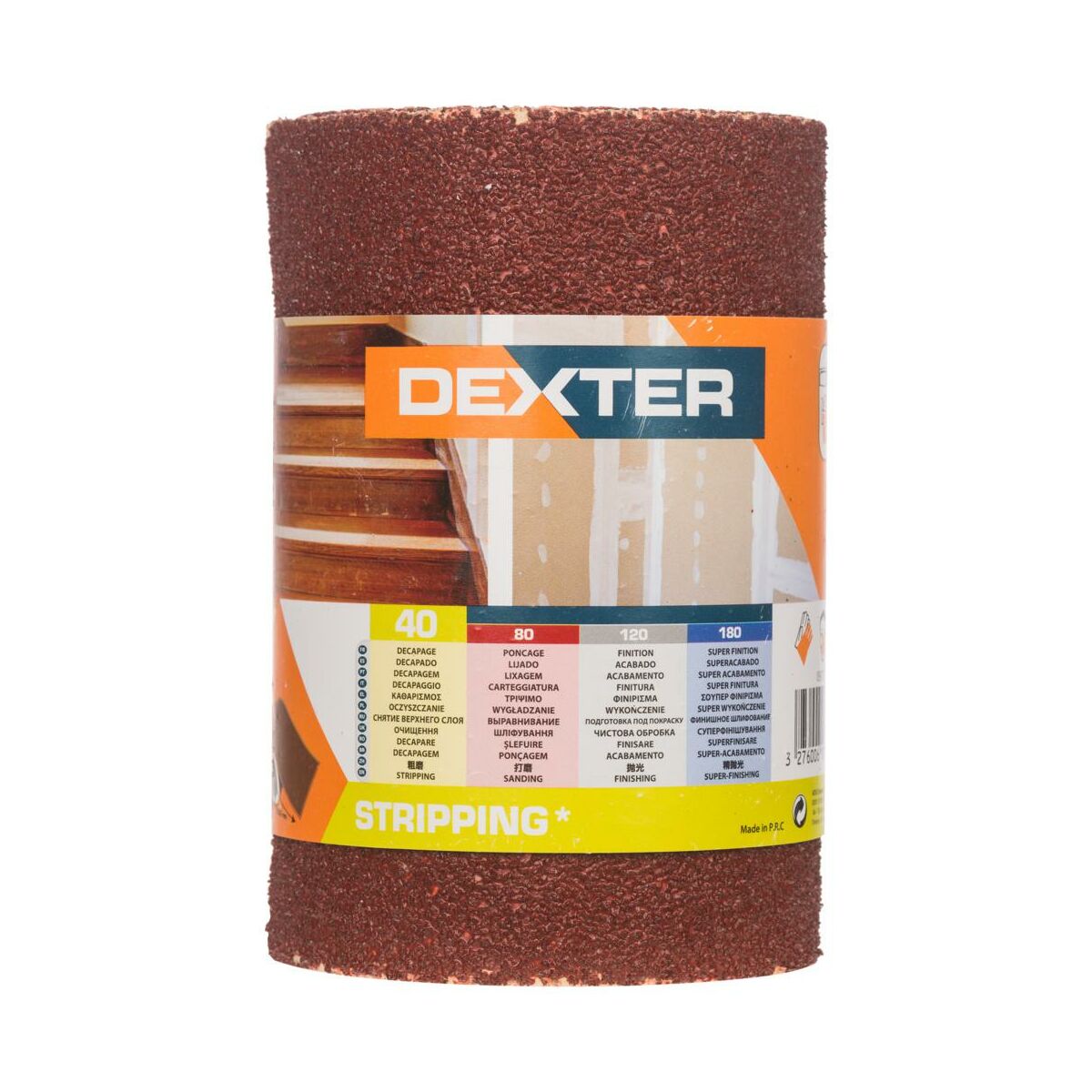 Papier ścierny ROLKA PAPIER P40 115 mm x 2.5 m DEXTER