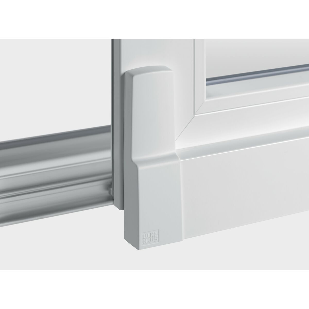 Okno PCV 3-szybowe tarasowe PSK białe 2700x2300 mm przesuwne w prawo