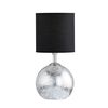 Lampa stołowa CARMEN srebrno-czarna E14 + GU9 WOFI