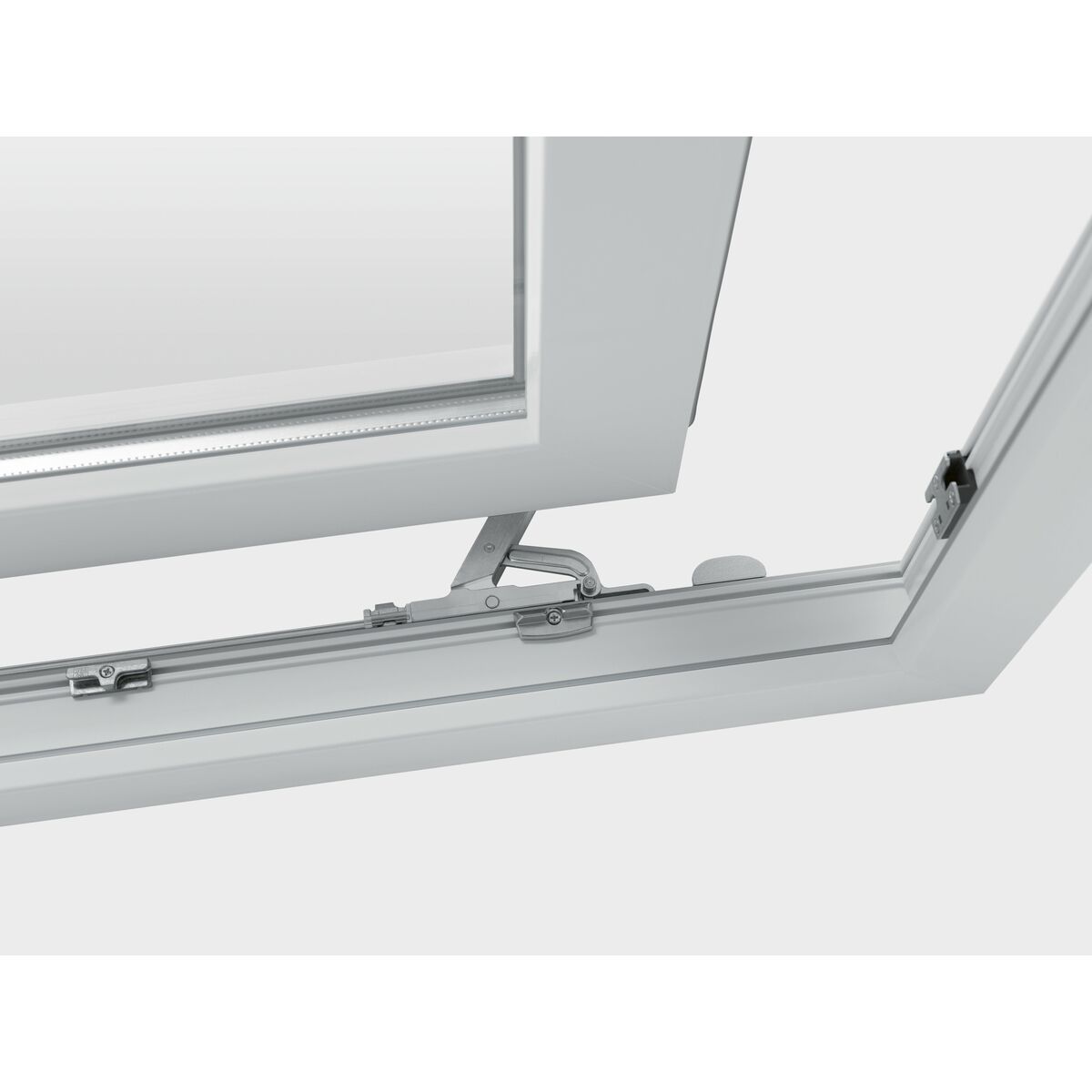 Okno PCV 3-szybowe tarasowe PSK białe 2700x2300 mm przesuwne w prawo