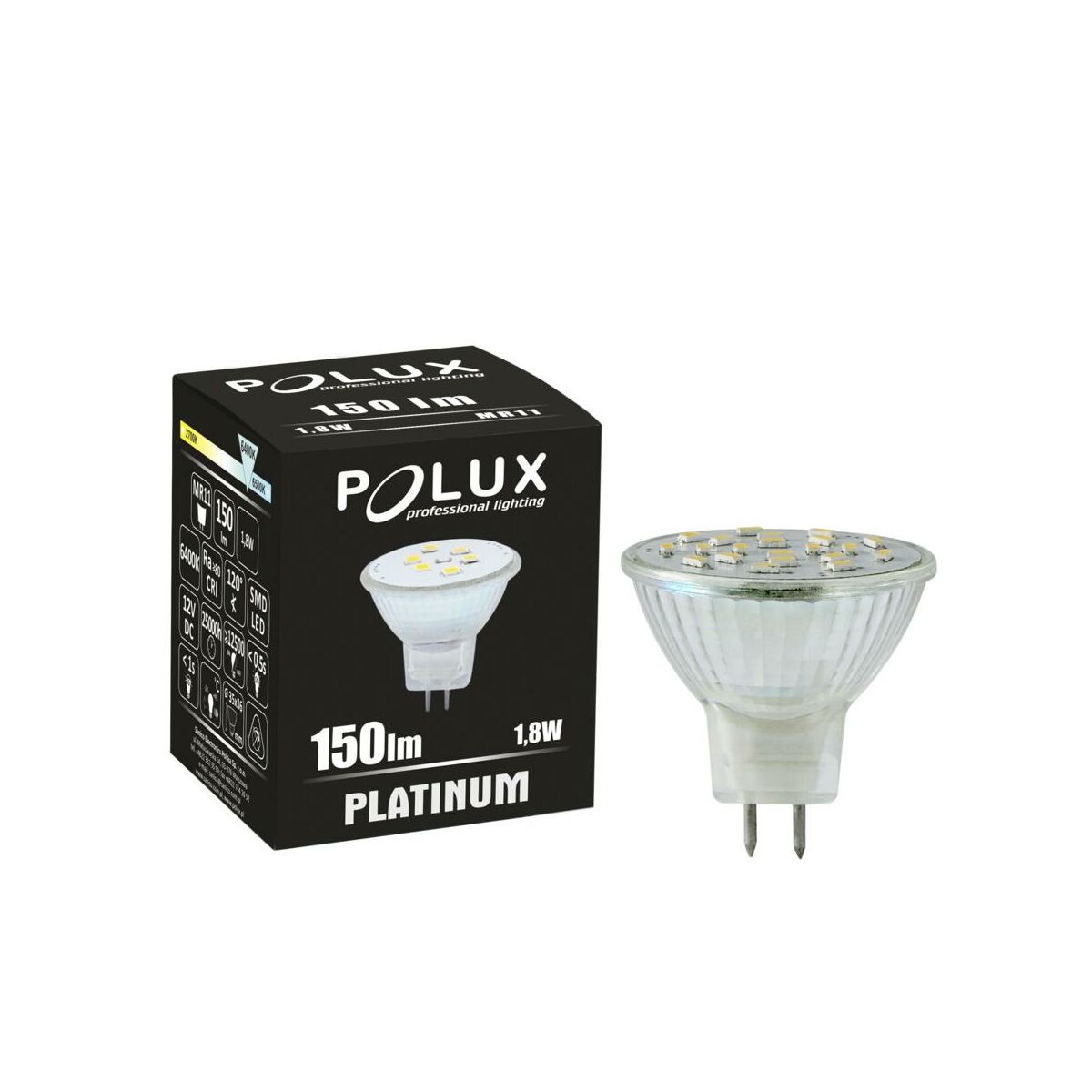 Żarówka LED GU5.3 (12 V) 1.8 W 150 lm POLUX