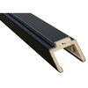 Belka górna ościeżnicy REGULOWANEJ 80 Czarna 120 - 140 mm VOSTER