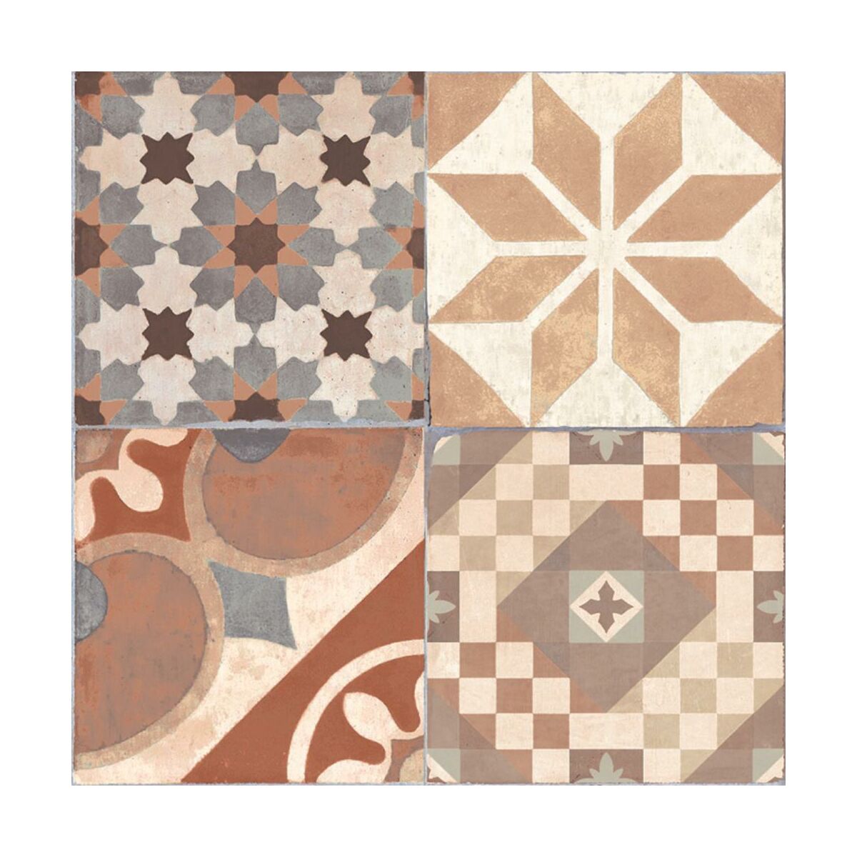 Terakota Halcon Moments Patchwork Terakota W Atrakcyjnej Cenie W