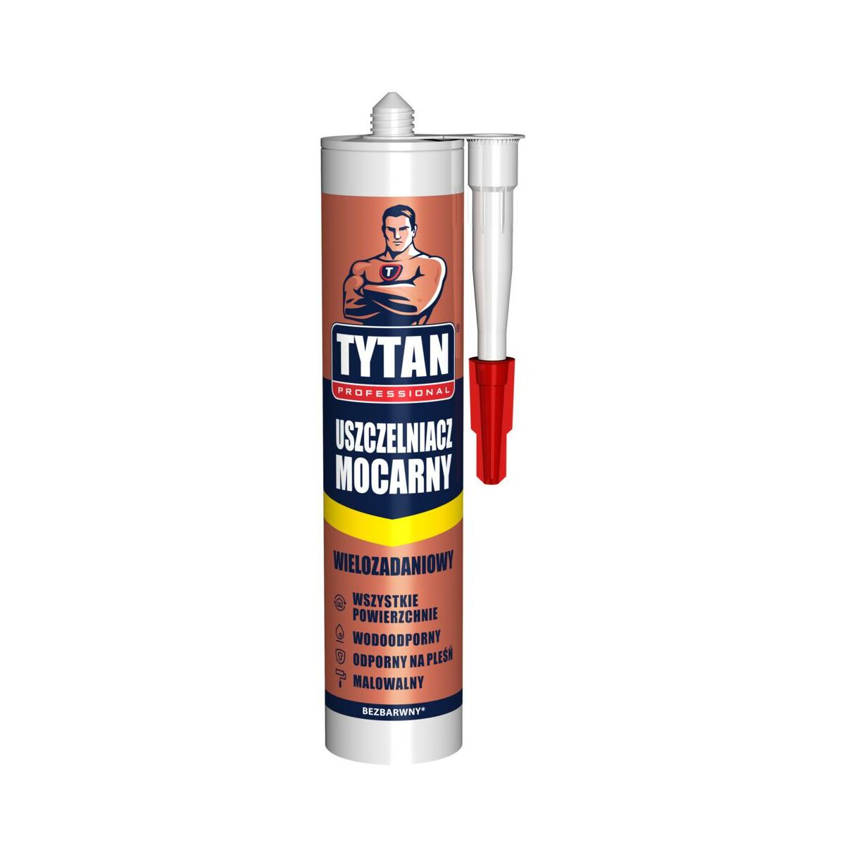 Uszczelniacz uniwersalny bezbarwny 280 ml Tytan