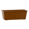 Skrzynka balkonowa 80 x 18 cm plastikowa brązowa AGRO IS800 R624