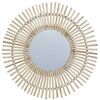 Lustro bambusowej ramie BAMBOO okrągłe śr. 30 cm INSPIRE