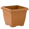 Doniczka plastikowa 15 x 15 cm brązowa TERRA DKWT15 PROSPERPLAST