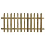 Płot sztachetowy prosty CAN-CAN 180 cm x 80 cm SOBEX