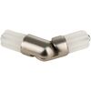 Łącznik kątowy do karnisza chrom mat 19 mm Inspire