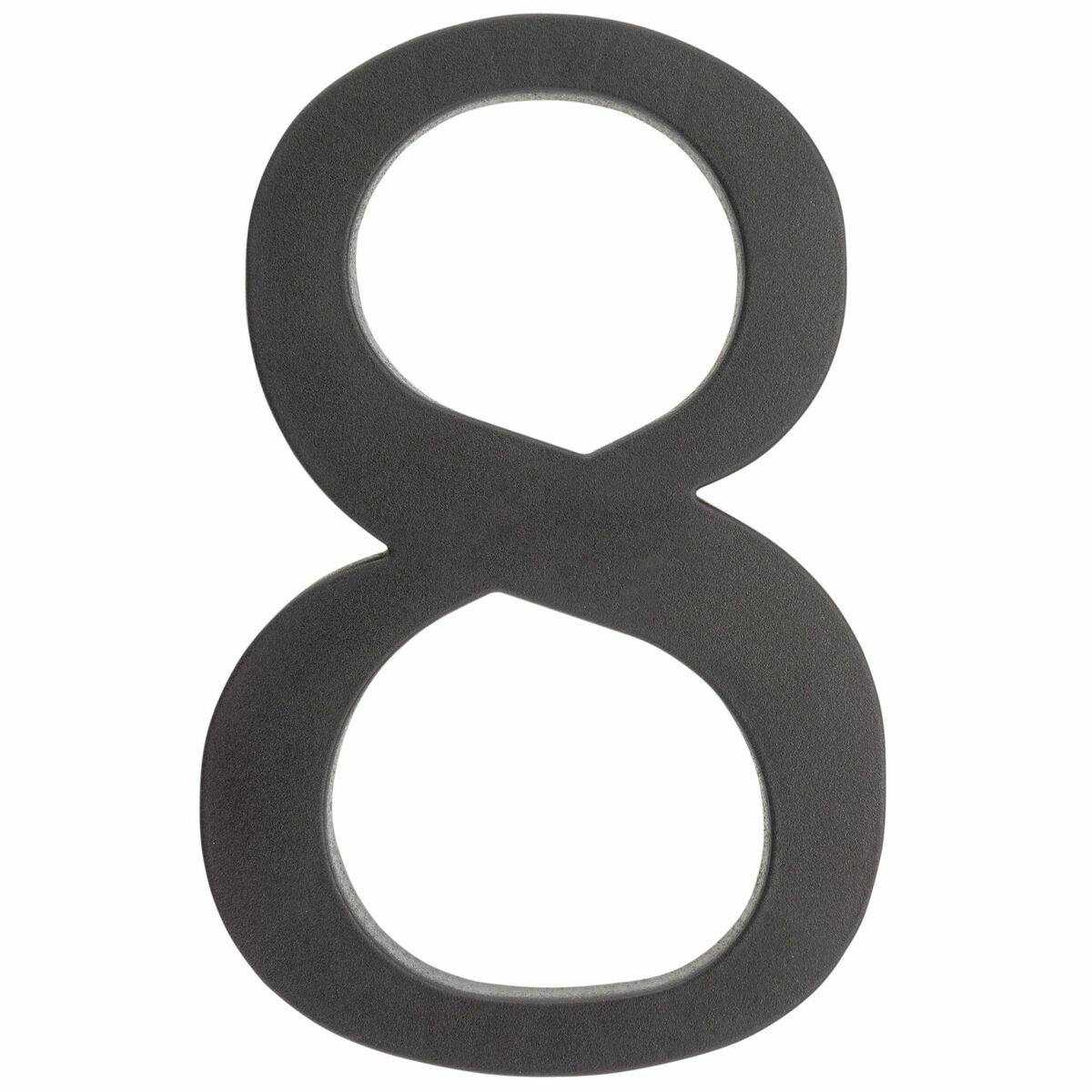Cyfra 8 wys.18 cm plastikowa czarna